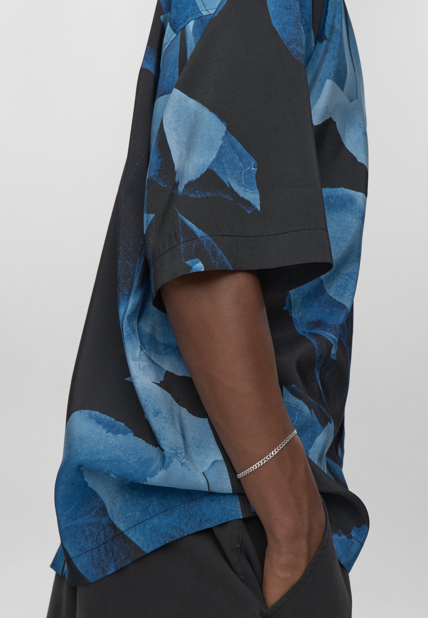 minimum male Rhodes ovz ss aop shirt 4614 Short Sleeved Shirt 3922 Sky Captain