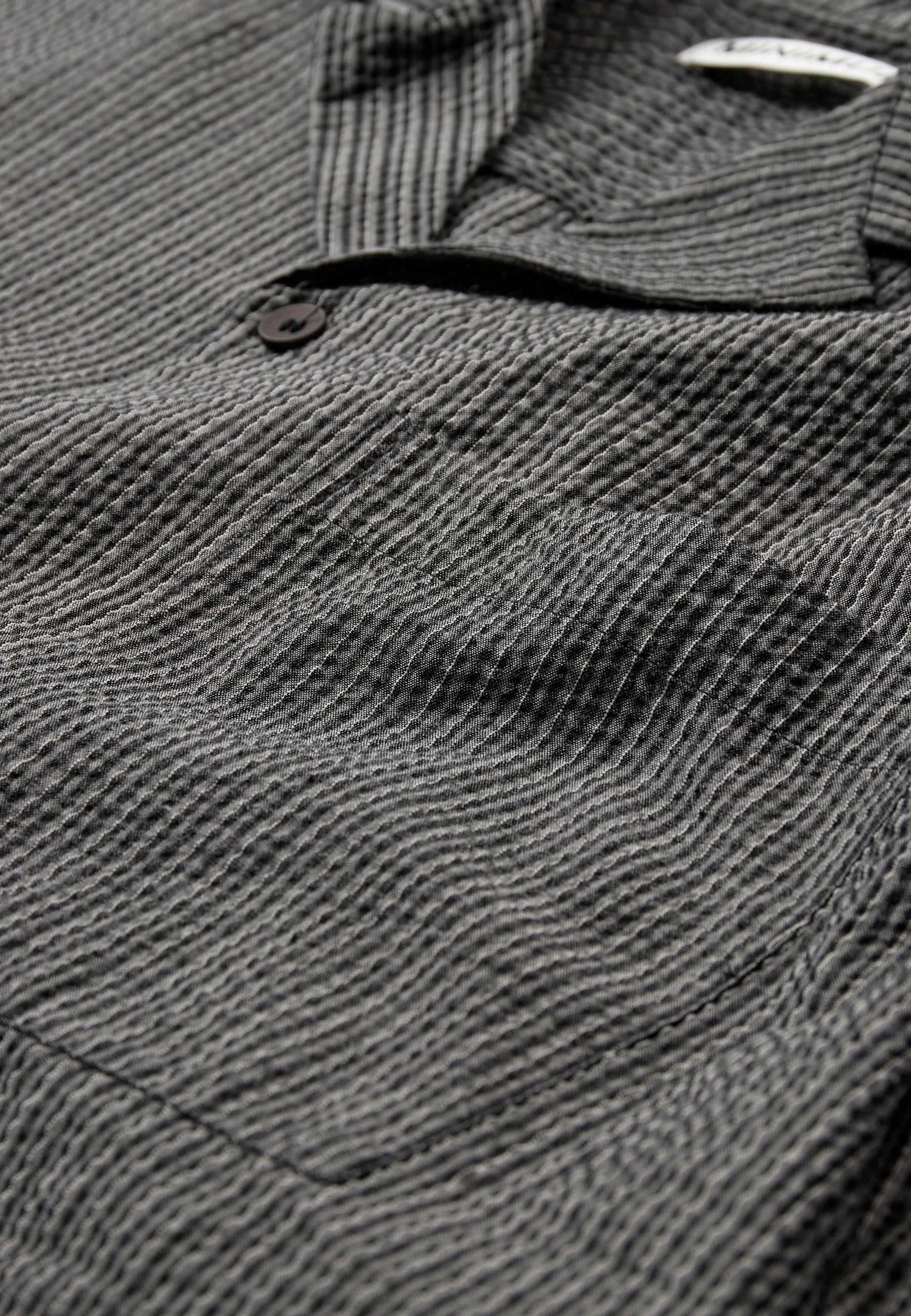 minimum male Rhodes ovz ss striped shirt 4570 Short Sleeved Shirt 0203 Gray Pinstripe