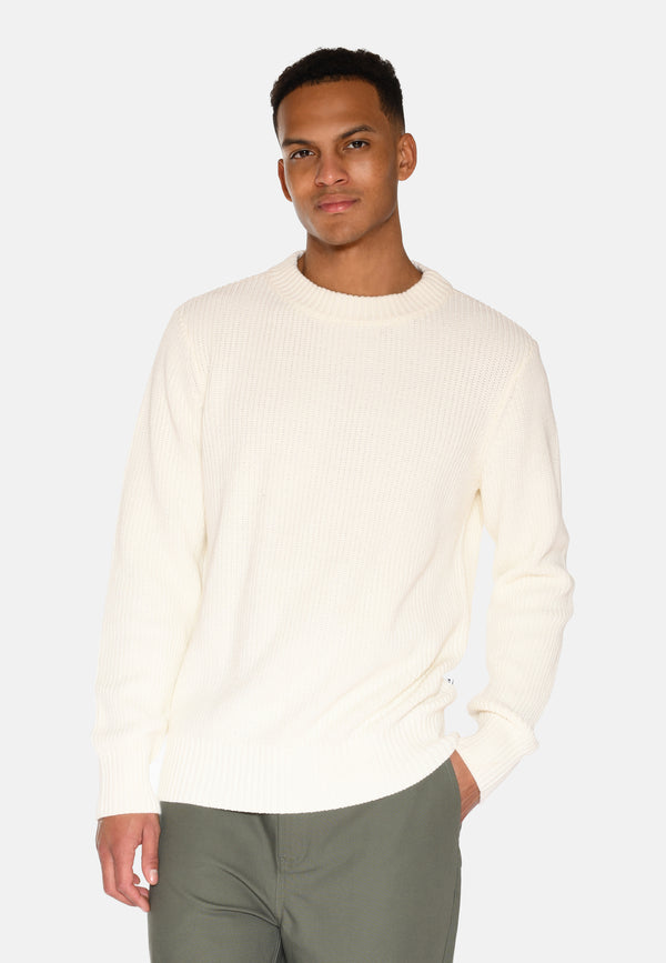 minimum male Rob basic knit sweater G006 GOTS Sweater 0608 Coco Milk