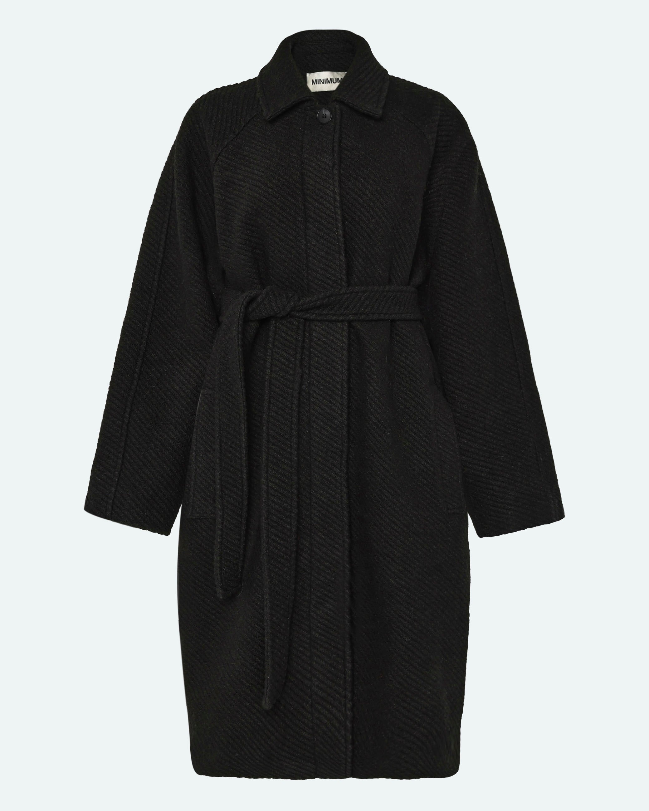minimum female Ronja coat 4348 Outerwear 999 Black