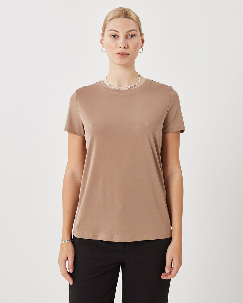 minimum female Rynah 2.0 0281 Short Sleeved T-shirt 1410 Pine Bark
