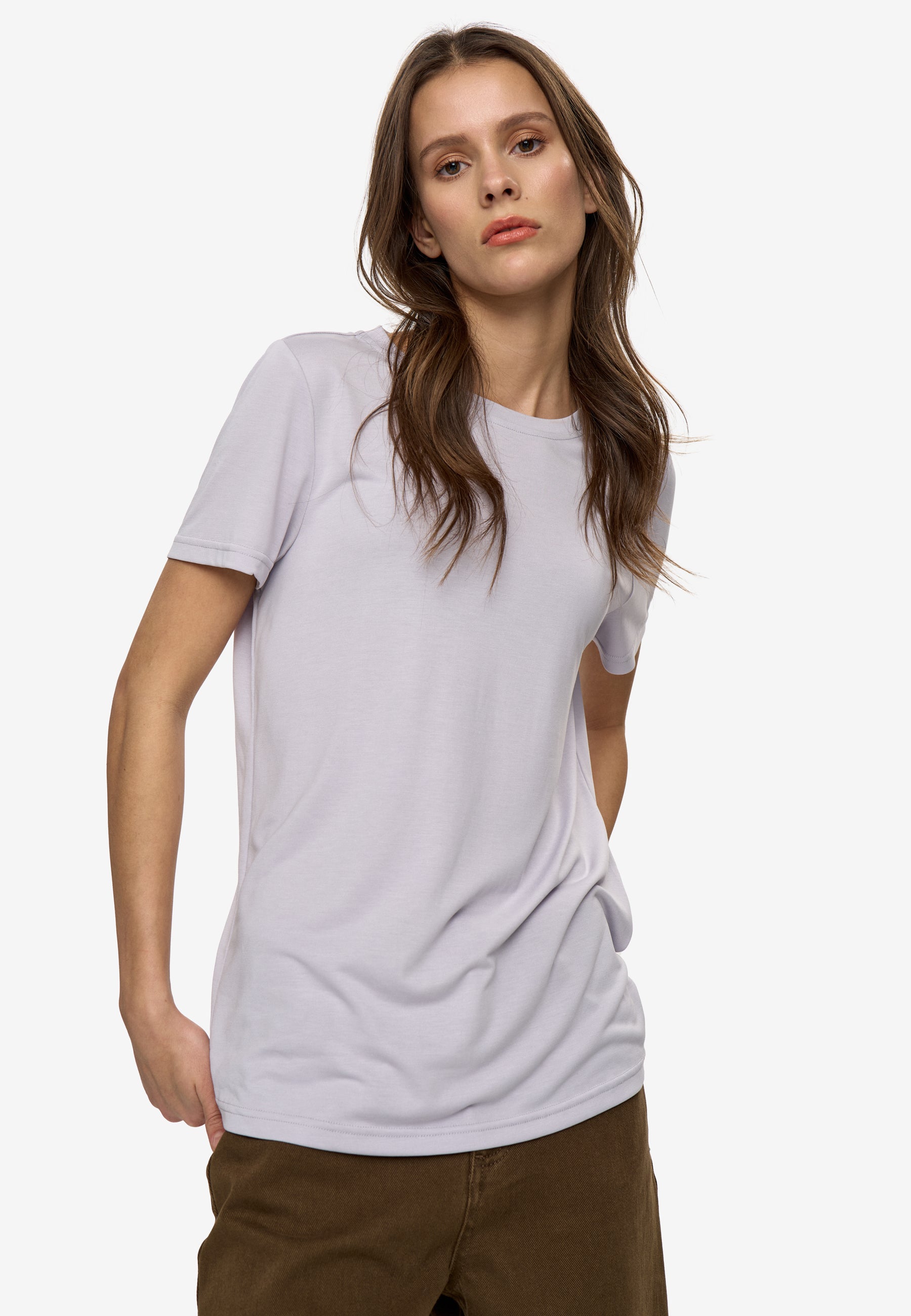 minimum female Rynah t-shirt 2.0 0281 Short Sleeved T-shirt 3904 Evening Haze