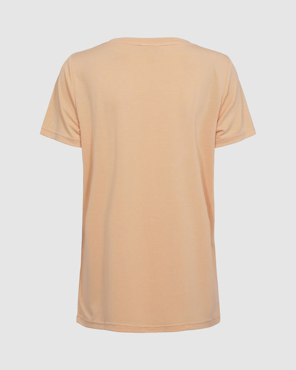 minimum female Rynih 0281 Short Sleeved T-shirt 1231 Peach Cobbler