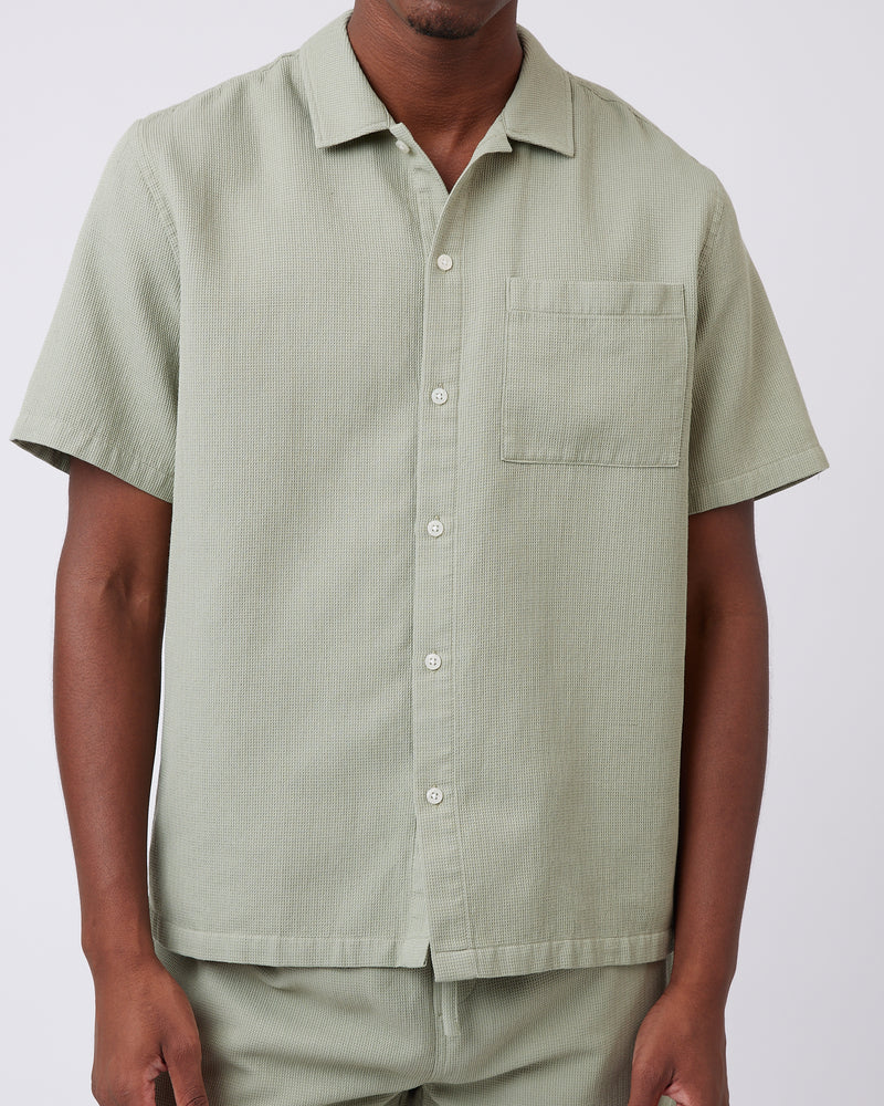 minimum male Seth 3626 Shirt Short Sleeved Shirt 0213 Tea