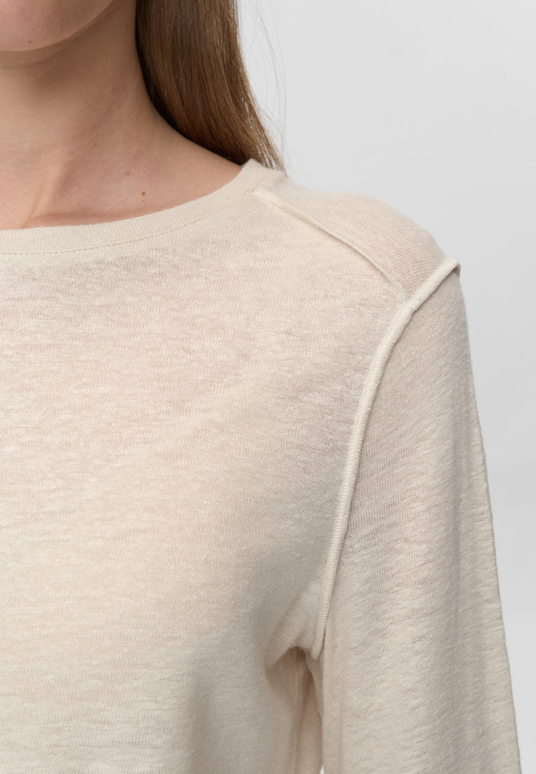 minimum female Shiloh ls t-shirt 4159 Long Sleeved T-shirt 0701 Whisper white