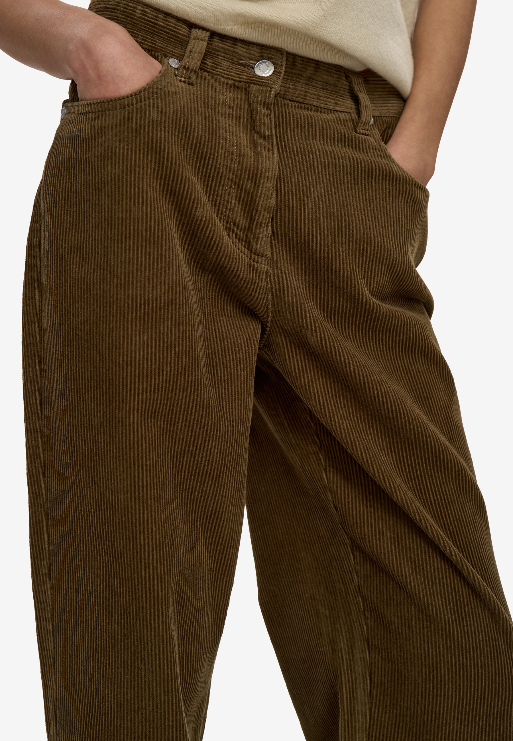 minimum female Sienna mw jeans 4883 Loose Jeans 1815 Shitake