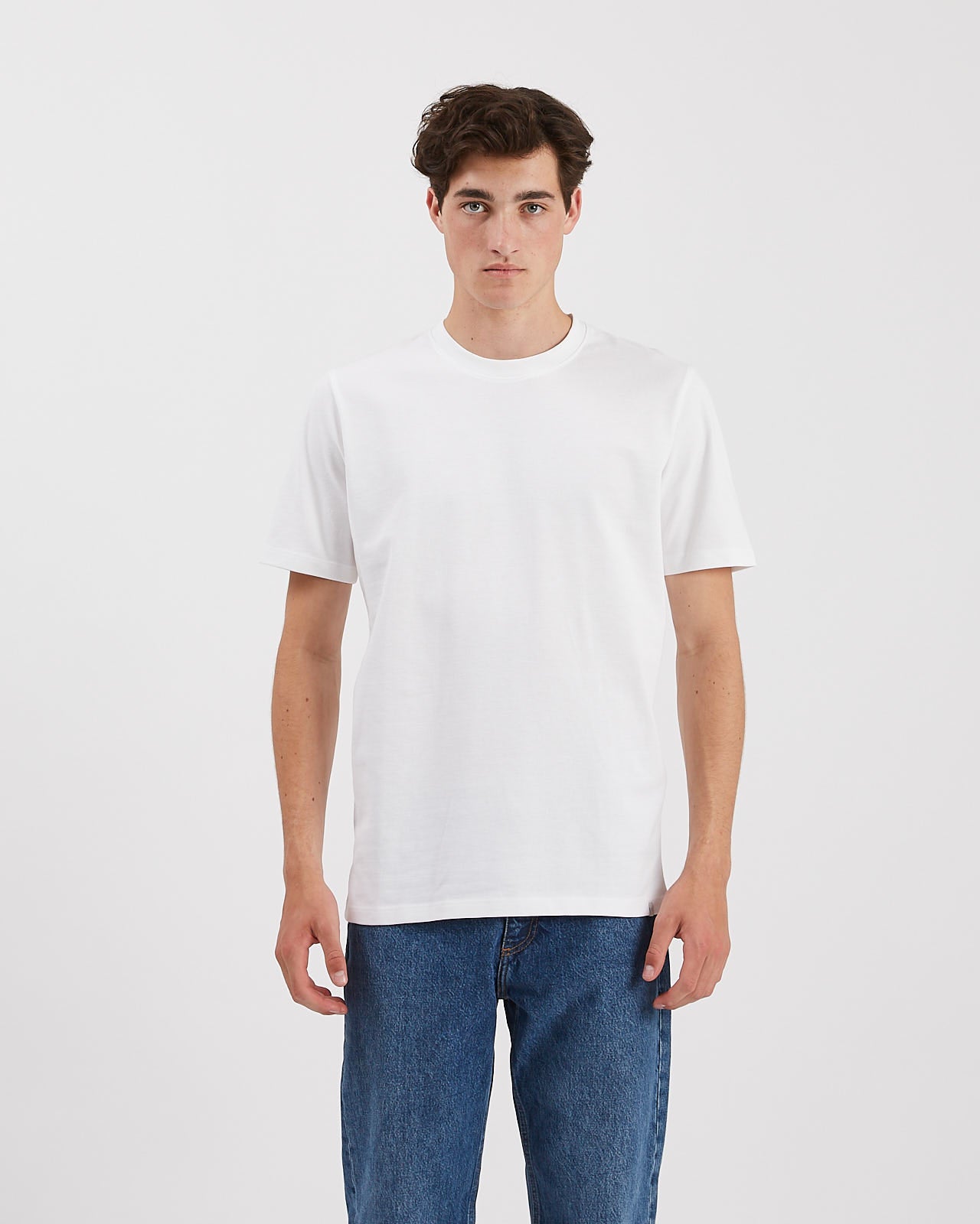 minimum male Sims short sleeved t-shirt G030 GOTS Short Sleeved T-shirt 000 White
