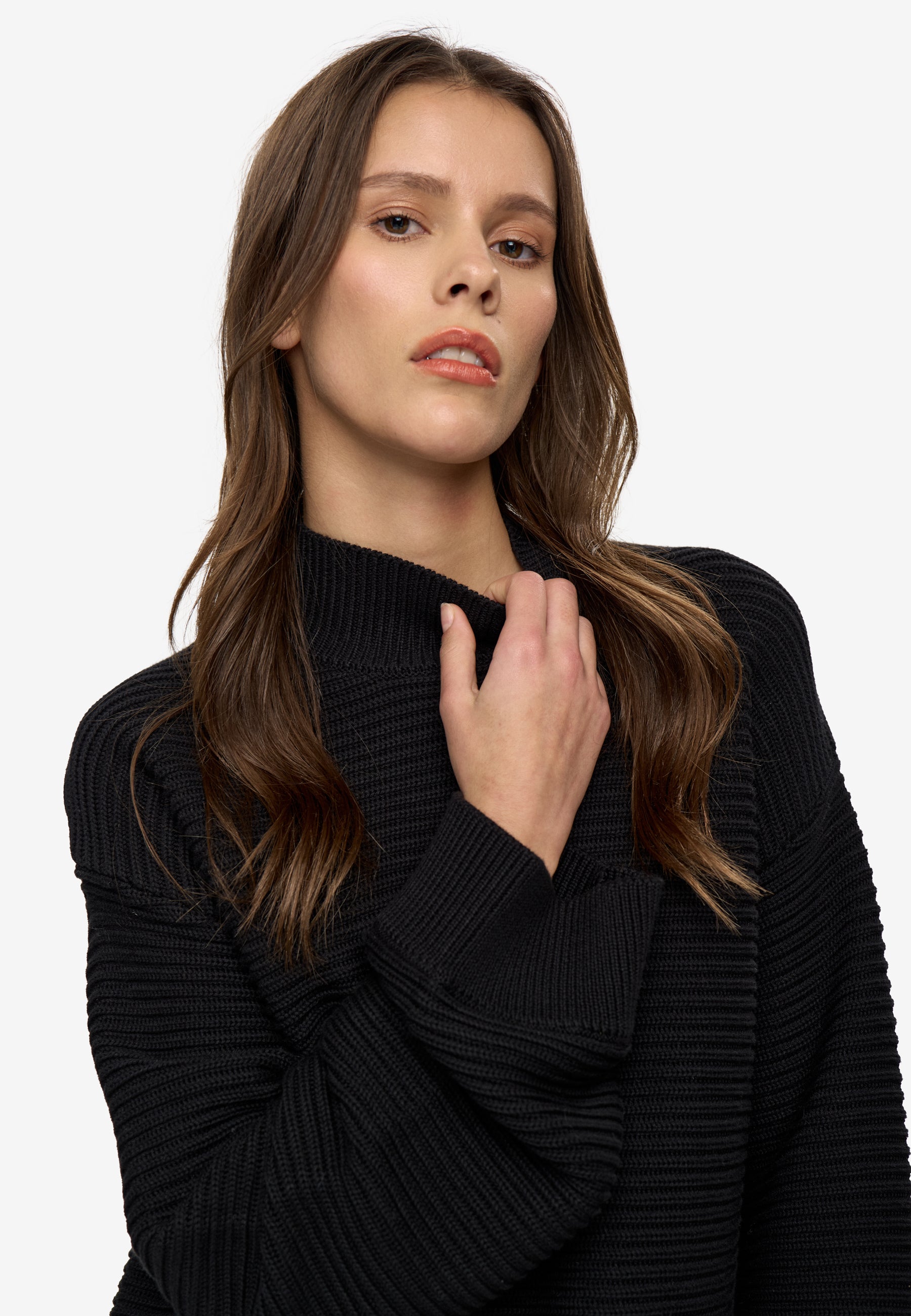 minimum female Sissel t-n jumper G035 Turtleneck 999 Black