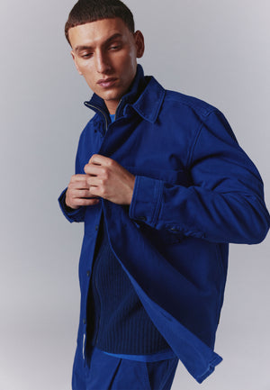 minimum male Titan Overshirt 4470 Overshirt 4148 Victoria Blue