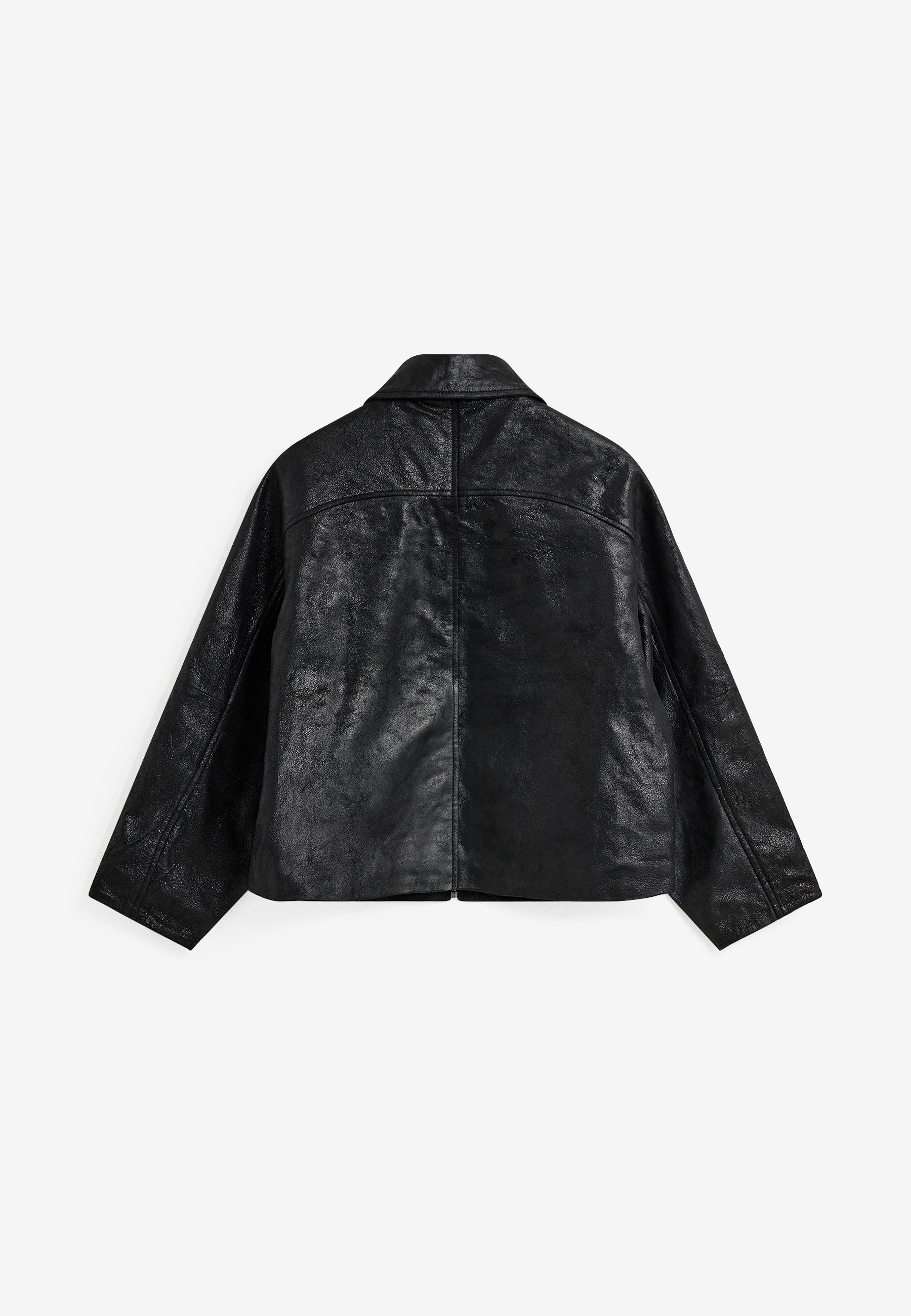 minimum female Tyra zip jacket 4447 Leather Jacket 999 Black