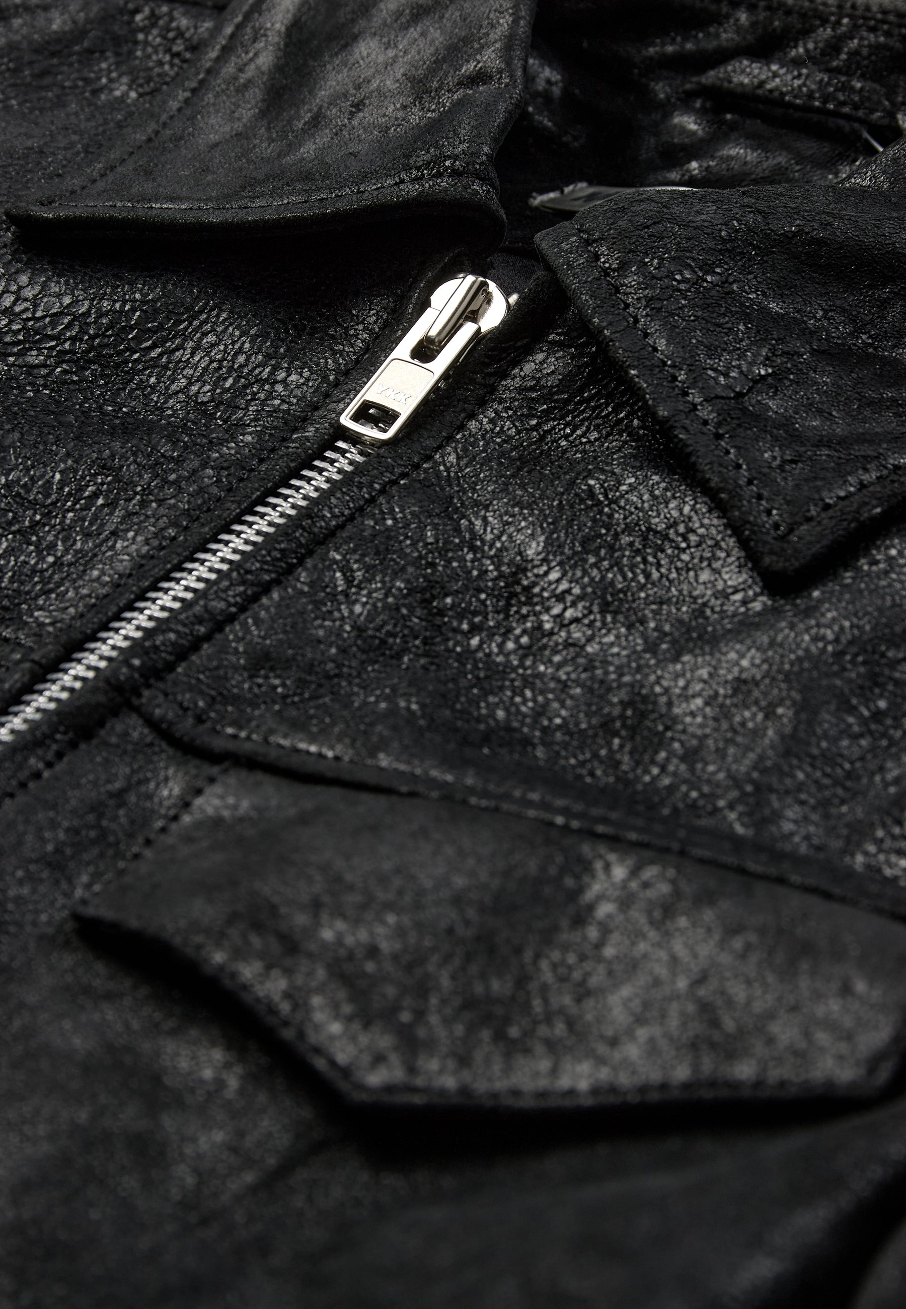 minimum female Tyra zip jacket 4447 Leather Jacket 999 Black