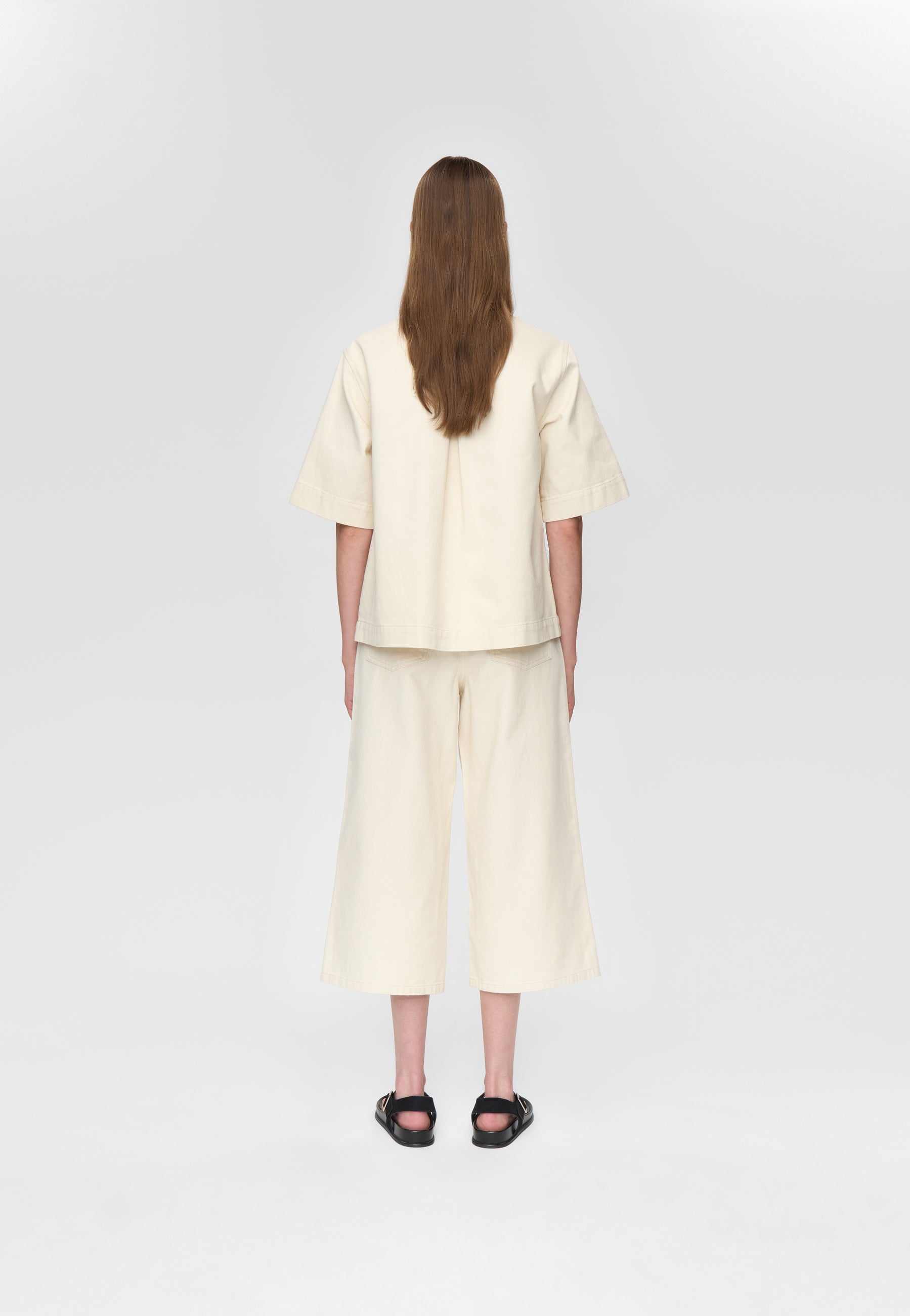 minimum female Vida ss shirt 4579 Short Sleeved Shirt 0701 Whisper white