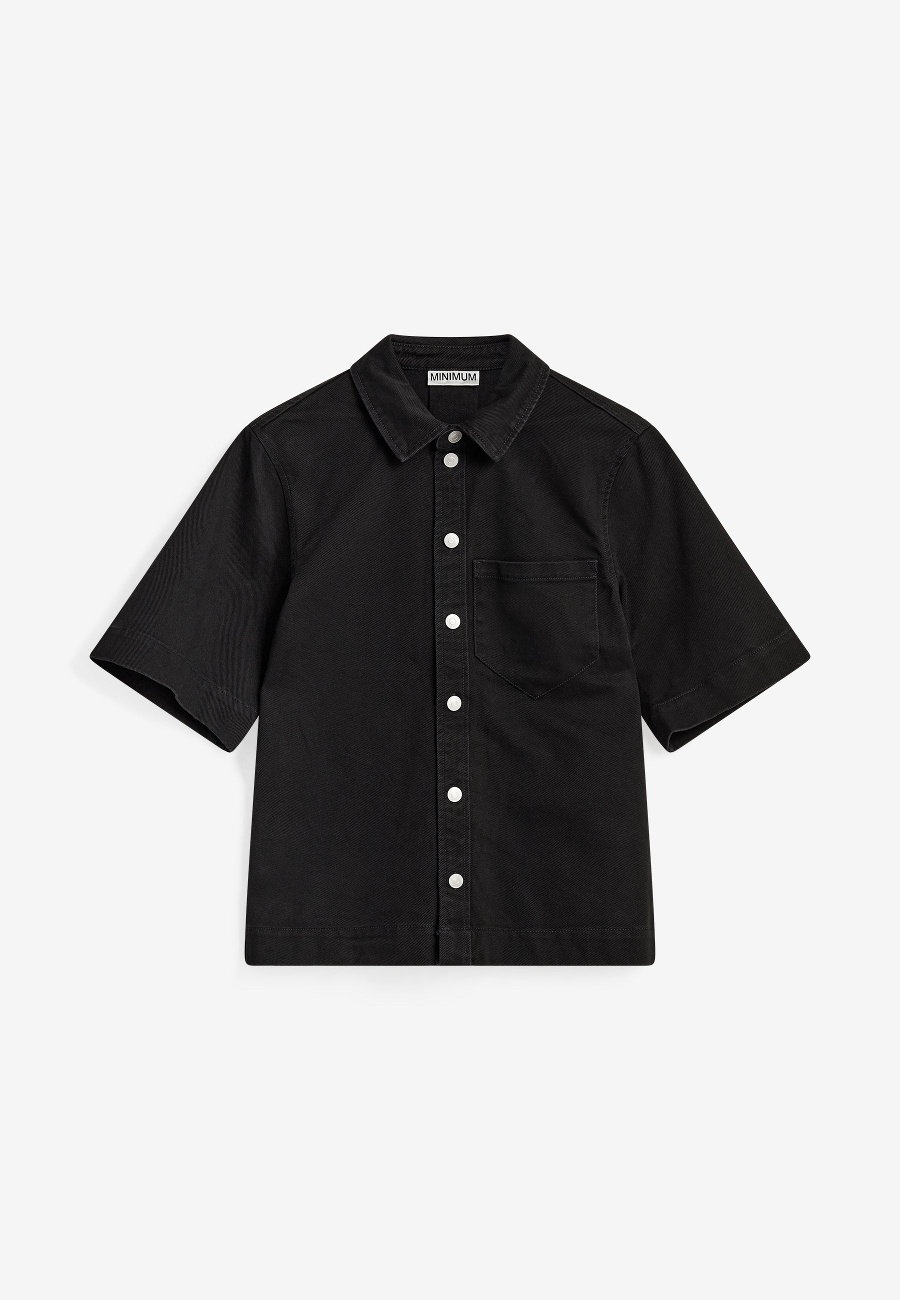 minimum female Vida ss shirt 4579 Short Sleeved Shirt 999 Black