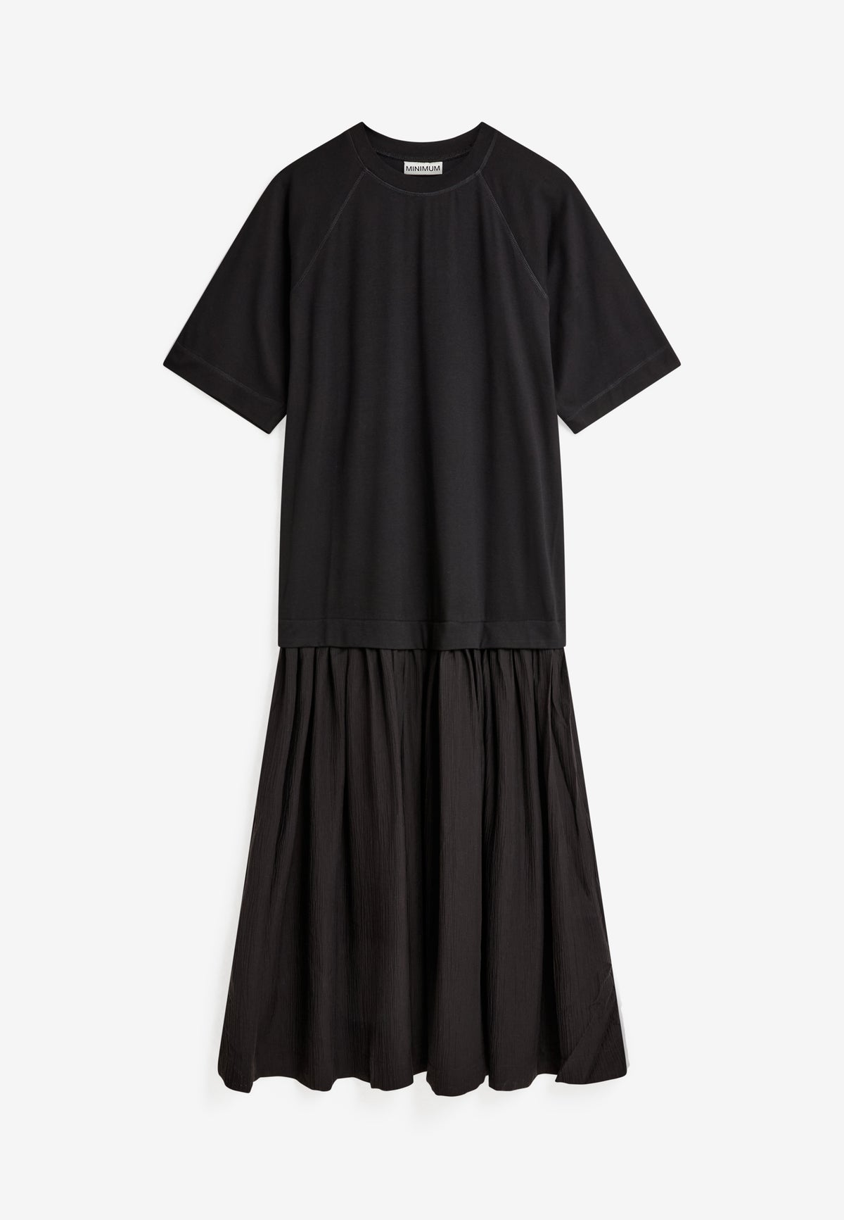 minimum female Wiley ss long dress 4772 Midi Dress 999 Black