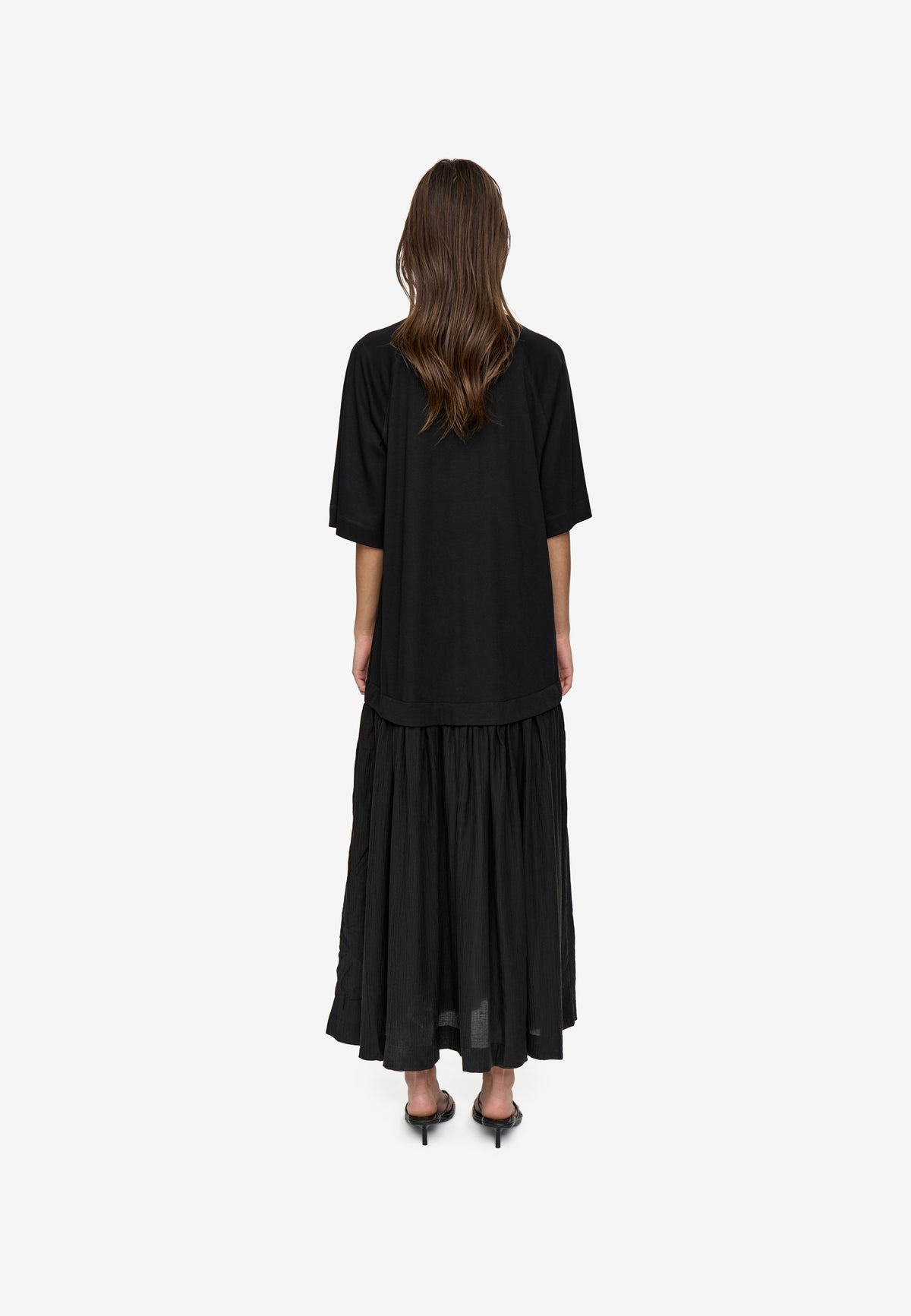 minimum female Wiley ss long dress 4772 Midi Dress 999 Black