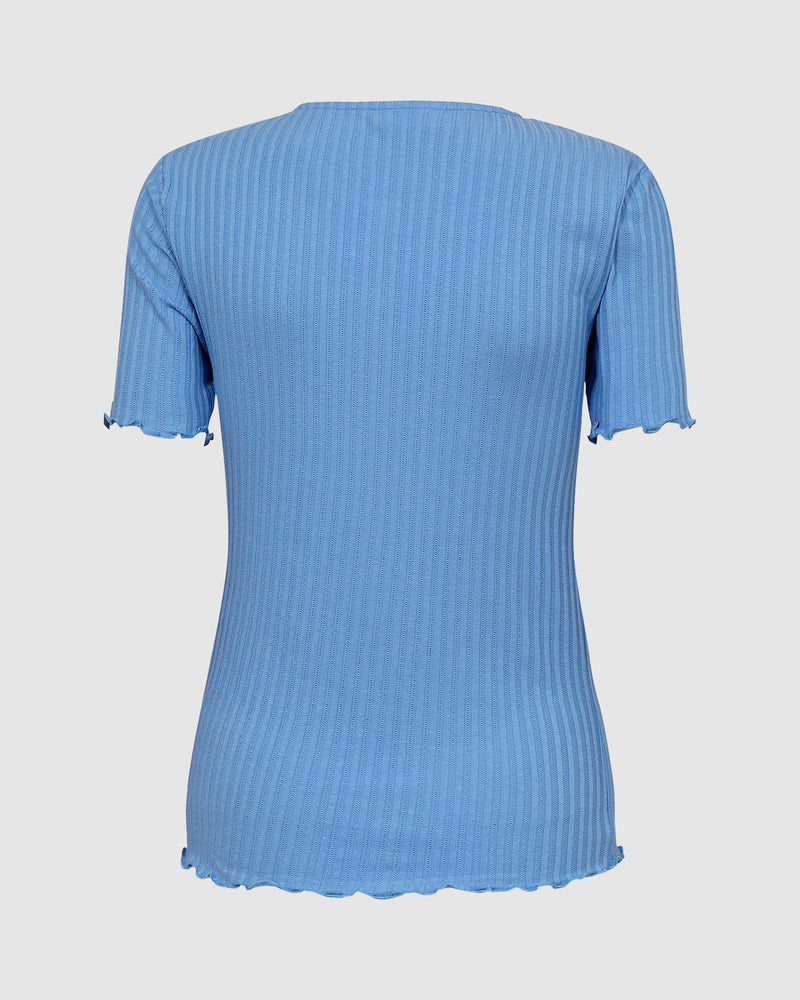 minimum female Zeldas 3596 T-shirt Short Sleeved T-shirt 3930 Vista Blue
